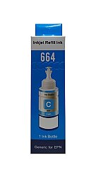 EcoTank 664 C13T66424A Mavi Muadil Mürekkep - Epson Uyumlu