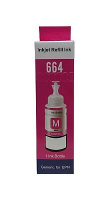 EcoTank T6643 C13T66434A Kırmızı Muadil Mürekkep - 1