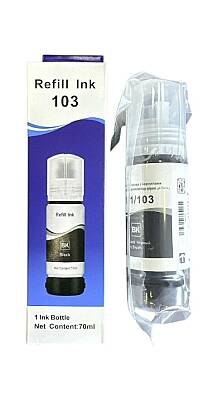 Epson 103 C13T00S14A Siyah Muadil Mürekkep - 1