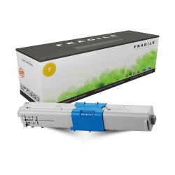  C301 - 44973541 Fragile Muadil Sarı Toner - Oki Uyumlu