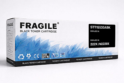 	 HP 222X/W2220X Fragile muadil siyah toner (Çipli) - 1