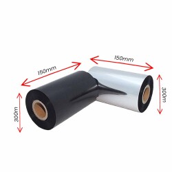 WRF-19FBK Wax Resin Ribbon 150mm x 300m 1 inç Outside - Fragile