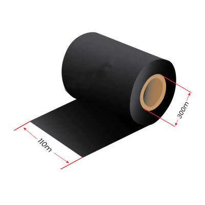 WX-10FBK Standart Wax Ribbon 60mm x 300m 1 inç Outside - 1