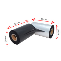 WX-10FBK Standart Wax Ribbon 50mm x 300m 1 inç Outside - Fragile
