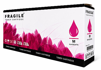 	 Xerox 6128 Fragile Kırmızı Muadil Toner (Çipli) - 1